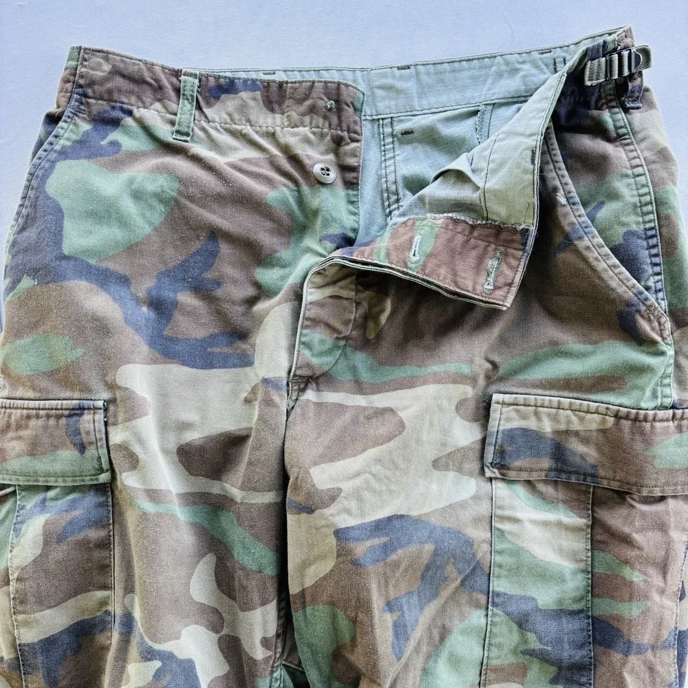 Vintage USGI BDU Pants Woodland Camo‎ Medium Long 30–35x33.5–36.5 Military READ
